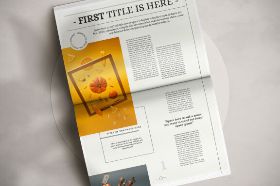 MagaSide Indesign Template