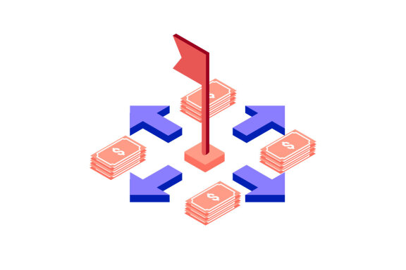 Recession Business isometric icon illustration