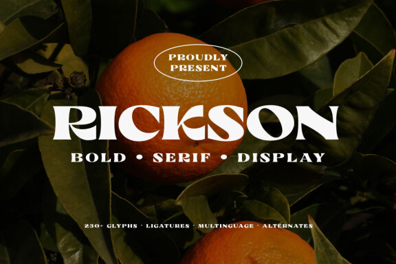 Rickson - Bold Serif