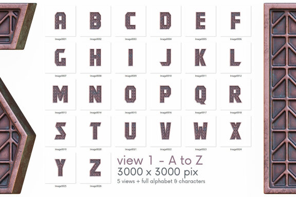 Industrial Structure - 3D Lettering