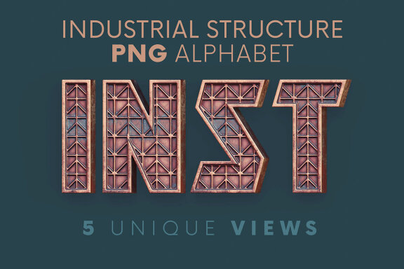 Industrial Structure - 3D Lettering