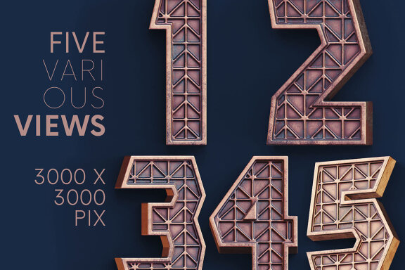 Industrial Structure - 3D Lettering