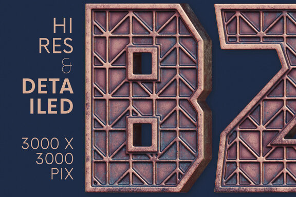Industrial Structure - 3D Lettering