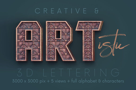 Industrial Structure - 3D Lettering
