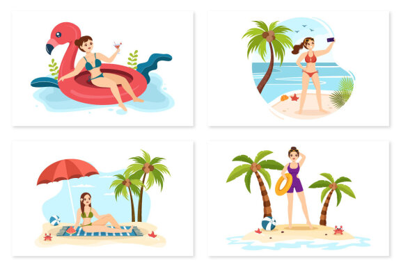 13 Swimwear Illustration