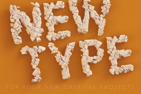 Crushed White Stone - 3D Lettering