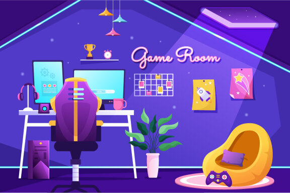 18 Video Game Illustration