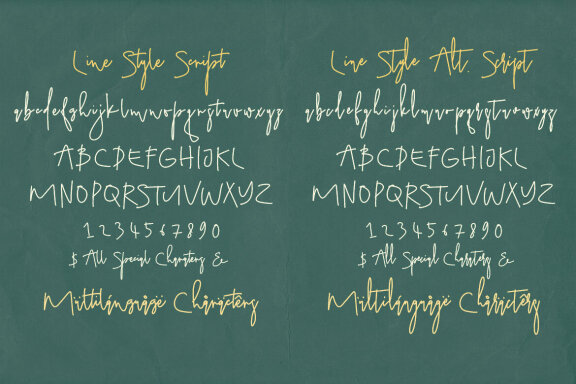 LineStyle Signature with Doodles