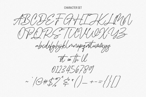 Gweneths Signature Script Font