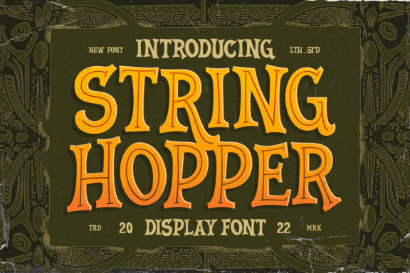 String Hopper - Display Font