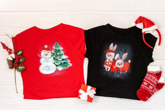 Christmas rabbit sublimation clipart. Winter watercolor hare