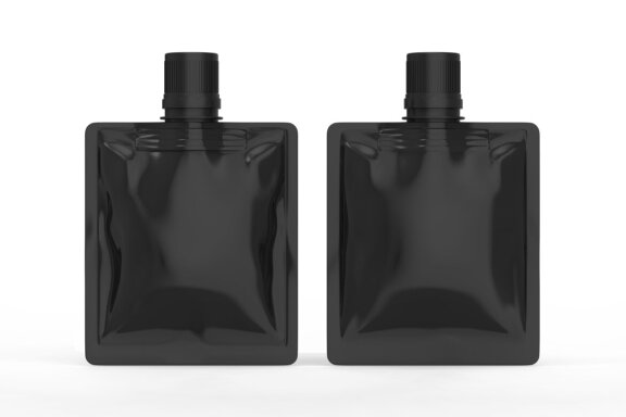 Plastic or foil packaging doybag FREE mockup