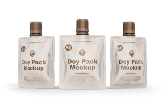 Doy pack Plastic or foil package FREE mockup