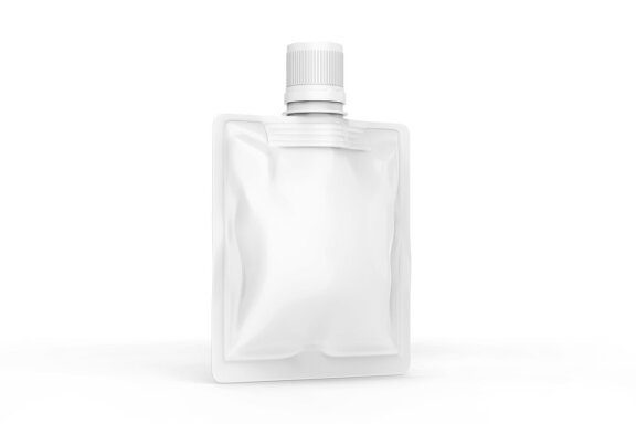 Plastic or foil packaging doybag FREE mockup