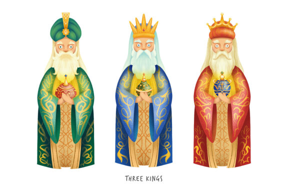 Christmas Nativity Clipart Illustrations