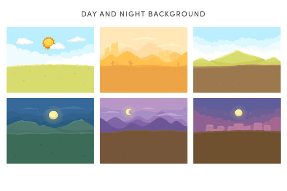 Christmas Nativity Vector Illustrations