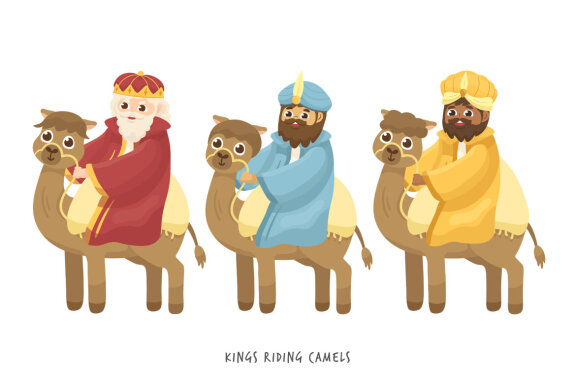 Christmas Nativity Vector Illustrations