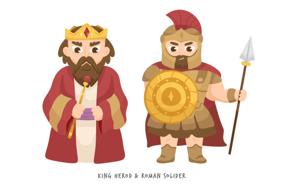 Christmas Nativity Vector Illustrations