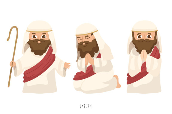 Christmas Nativity Vector Illustrations