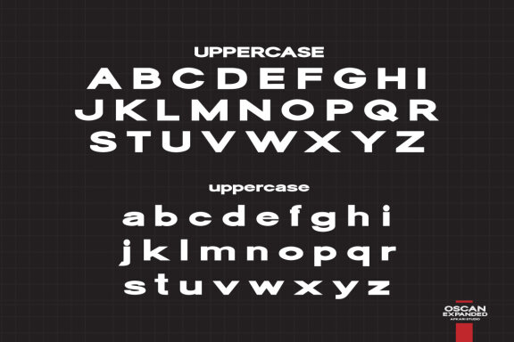 Oscan Expanded - Display Sans Serif Font