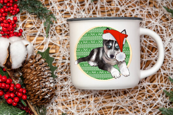 Christmas dogs Sublimation. Designs generator