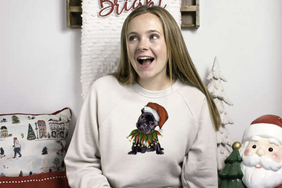 Christmas dogs Sublimation. Designs generator