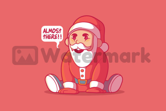 Relaxing Santa!