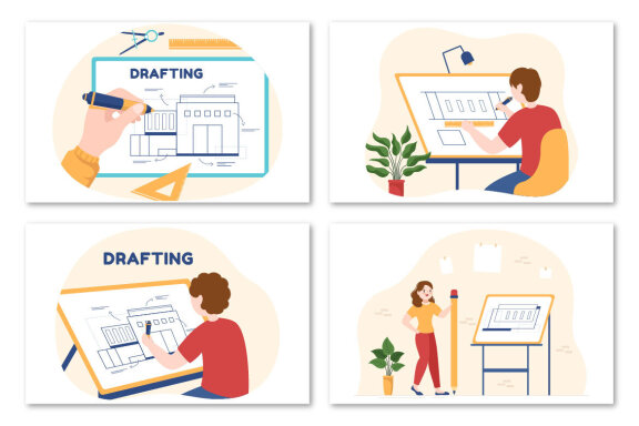10 Drafting Working Illustration