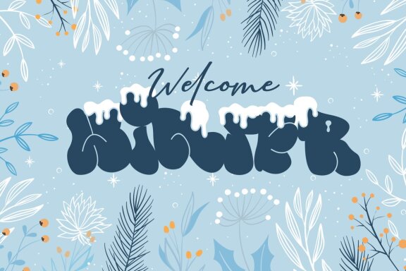 Snow Bunny - Winter Decorative font