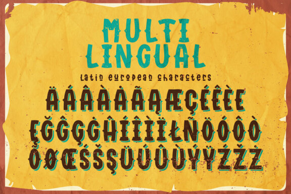 Golden coffee font and designs