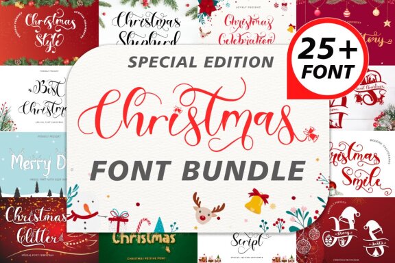 Special Edition Christmas Font Bundle