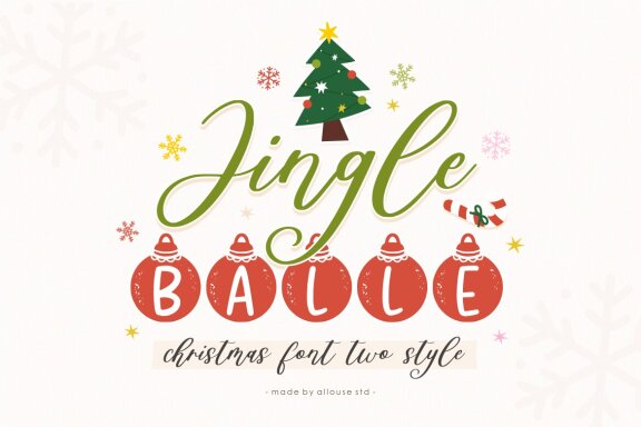 Jingle Balle - Christmas Font Duo