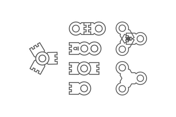 Packing puzzle modes - Free Logo Shapes