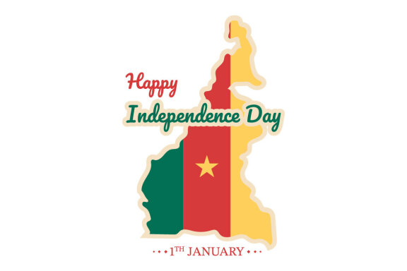 10 Happy Cameroon Independence Day Illustration