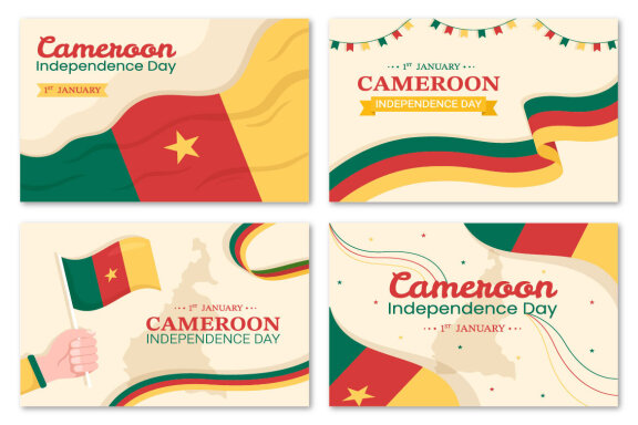 10 Happy Cameroon Independence Day Illustration