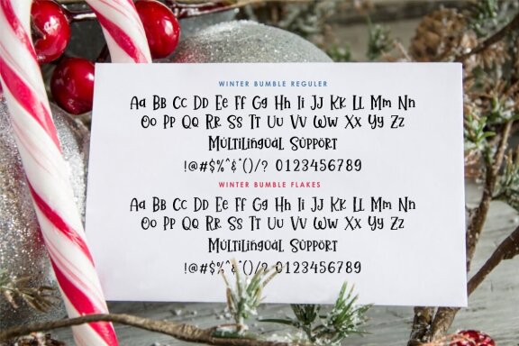 Winter Bumble - Christmas Font