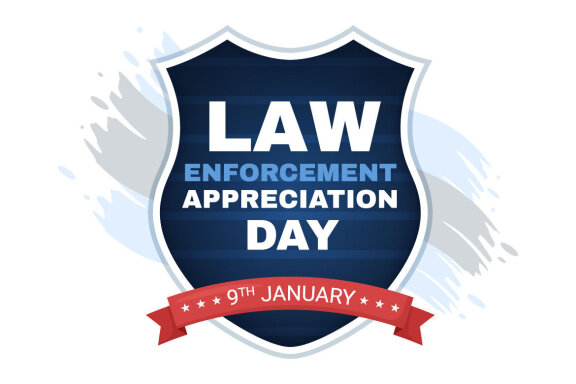 11 Law Enforcement Appreciation Day or LEAD Illustration