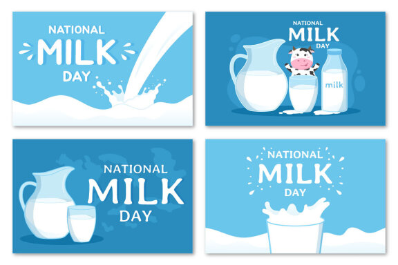 12 Happy Milk Day Illustration