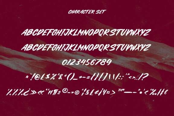 Cherbonys Handwritten Brush Display Font