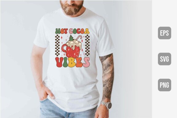 Retro Christmas Sublimation Design VOL 2, Christmas Tshirt Designs