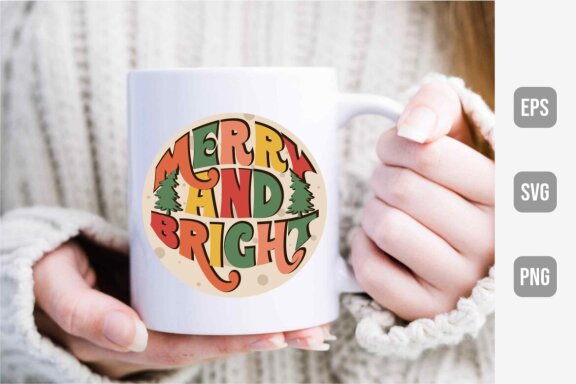 Retro Christmas Sublimation Design VOL 2, Christmas Tshirt Designs