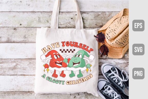 Retro Christmas Sublimation Design, Christmas Tshirt Designs Bundle