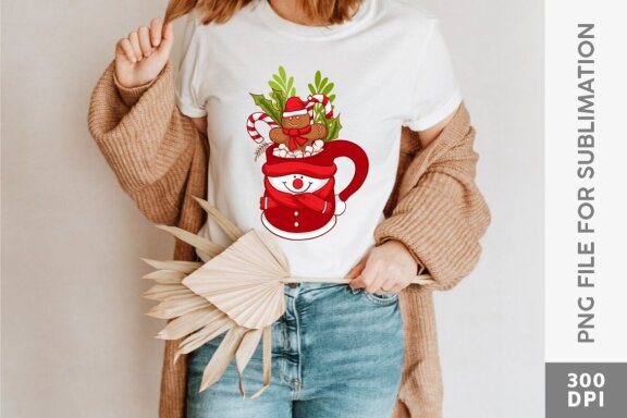 Christmas Hot Cocoa and Coffee Cup Sublimation Bundle