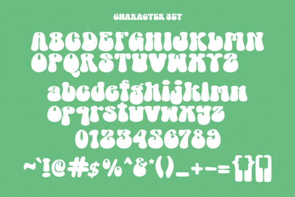 Skin Slow Retro Groofy Display Font
