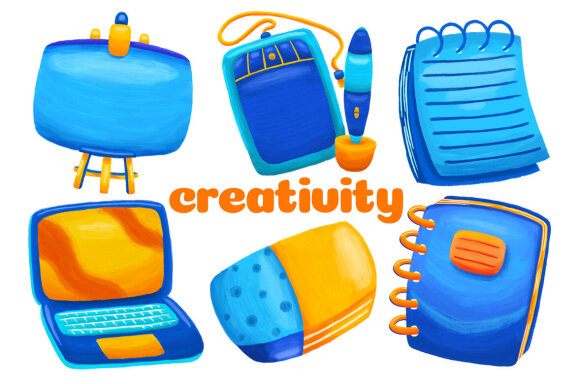 Creativity Element Illustration Pack #01