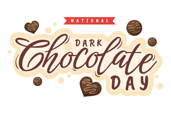 15 World Dark Chocolate Day Illustration