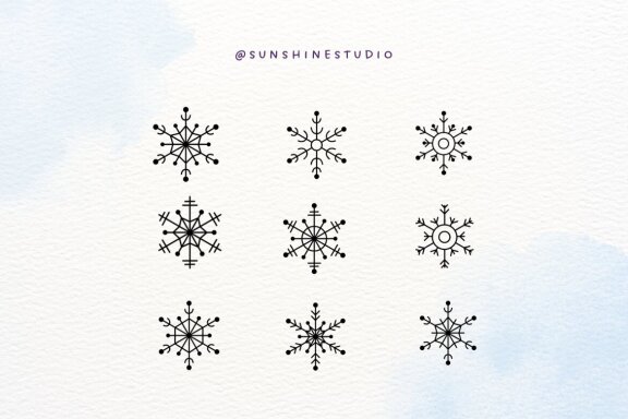 Winter Snowflakes