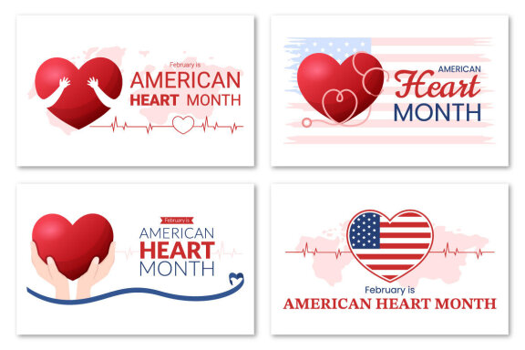 14 American Heart Month Illustration