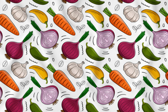 Vegetables Seamless Pattern #01