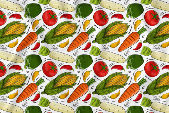 Vegetables Seamless Pattern #04